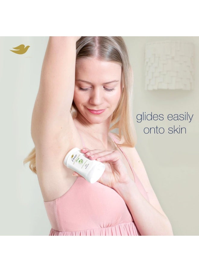 دوف مزيل عرق دوف للعناية بالإبطين، خالٍ من الألومنيوم بنسبة 0%، برائحة الخيار والشاي الأخضر، 2.6 أونصة - Image 3