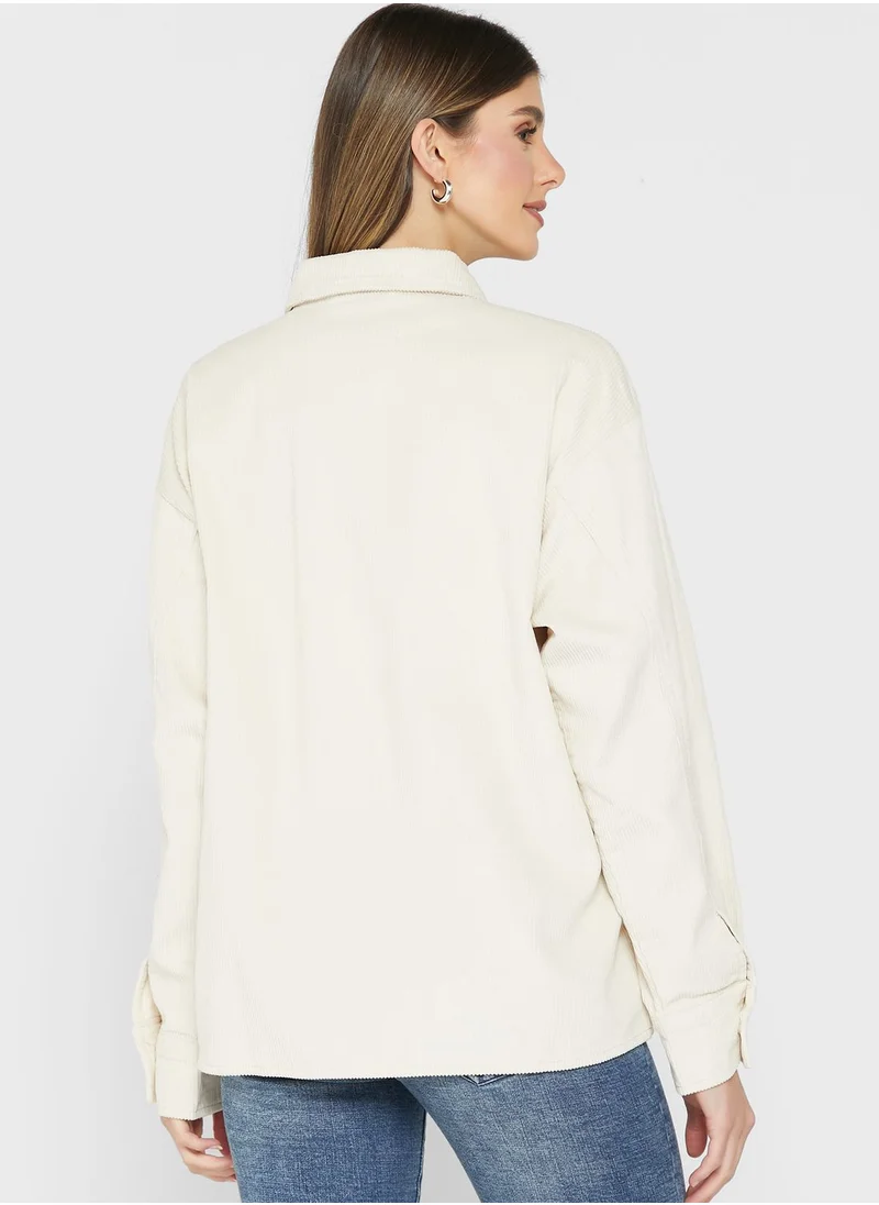 VERO MODA Oversized Corduroy Shirt