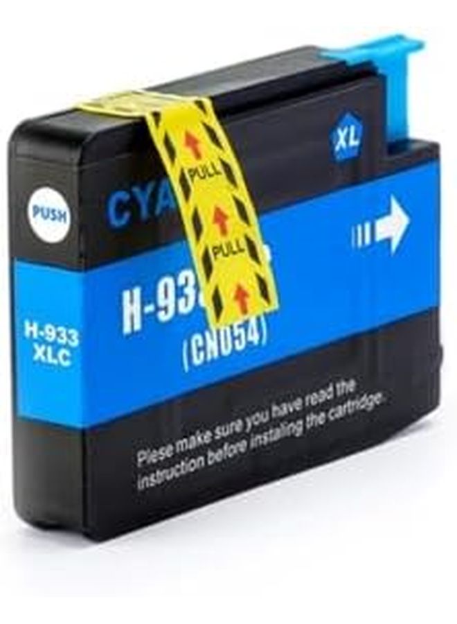 4 حزمة 1C حبر أسود عالي الإنتاجية متوافق مع طابعات HP 932XL 933XL لمكاتب OfficeJet - Image 1