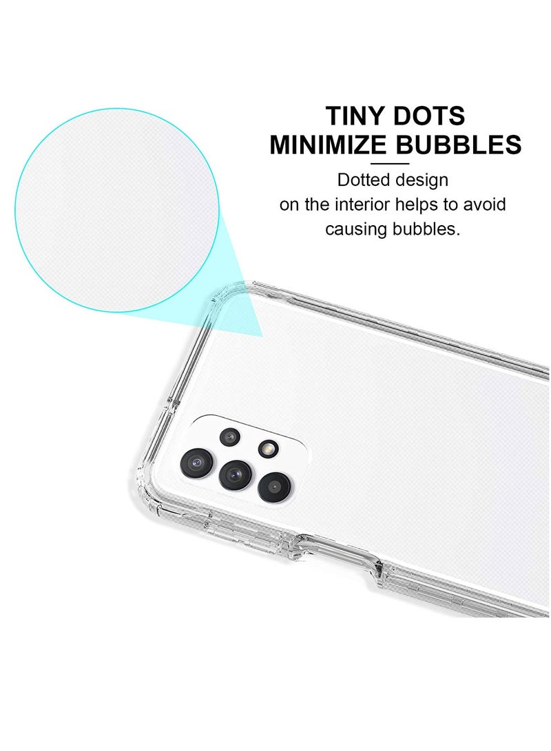 SYOSI Case for Samsung A32 5g Phone Case,  Clear Transparent Reinforced Corners TPU Shock Absorption Flexible Cell Phone Cover for Samsung Galaxy A32 5g 6.4" Samsung A32 5g Clear - Image 3