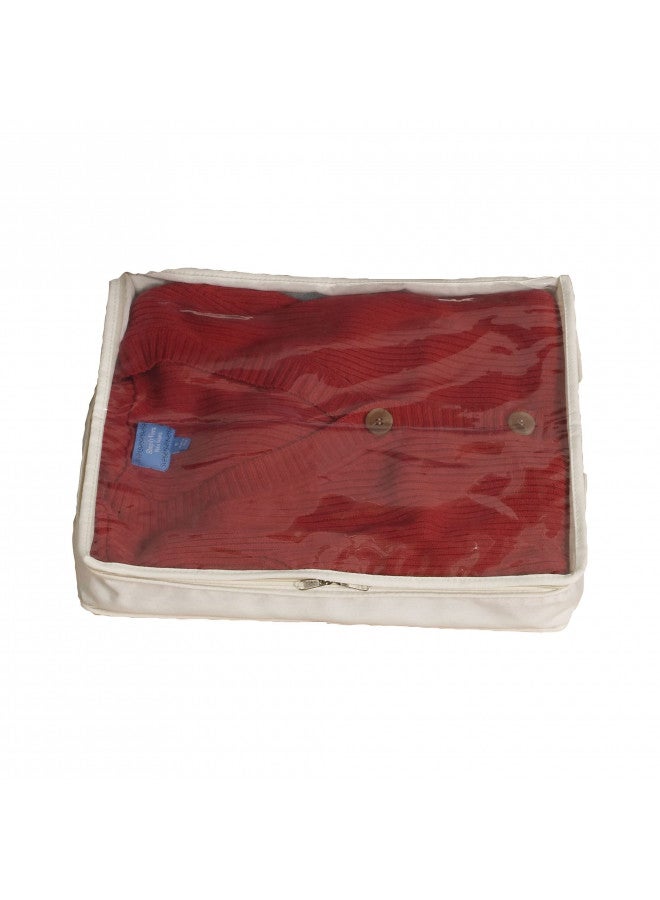 Household Essentials Sweater Storage Bag - Natural Canvas - Set of 2 - Image 5