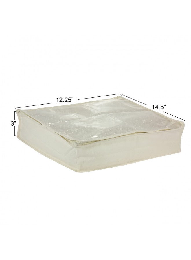 Household Essentials Sweater Storage Bag - Natural Canvas - Set of 2 - Image 4