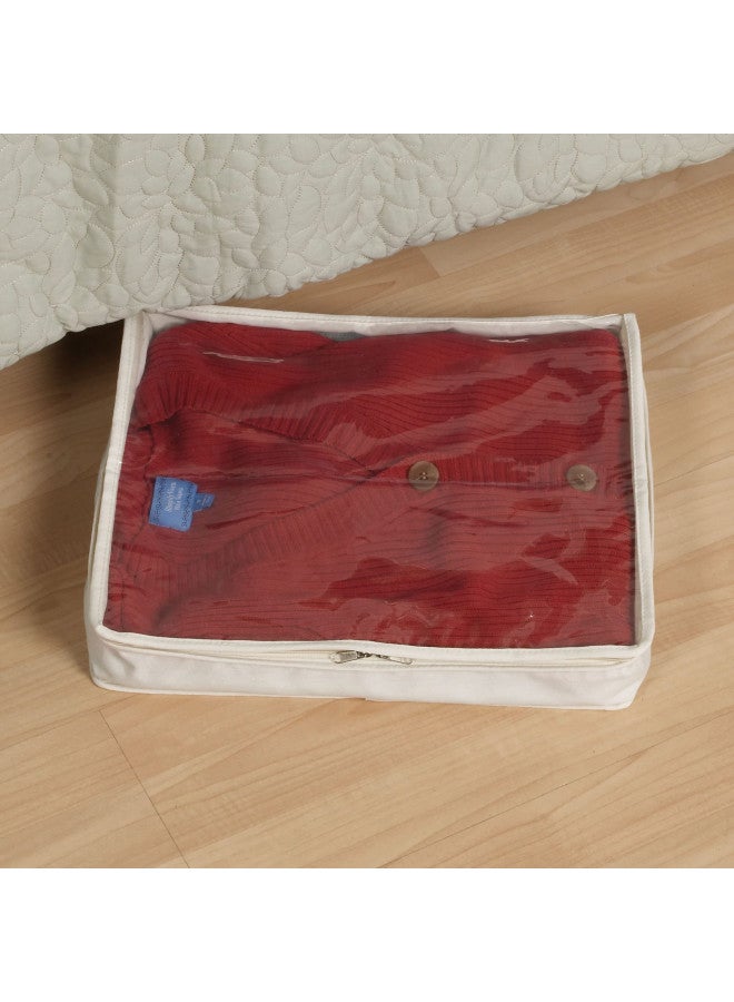 Household Essentials Sweater Storage Bag - Natural Canvas - Set of 2 - Image 3