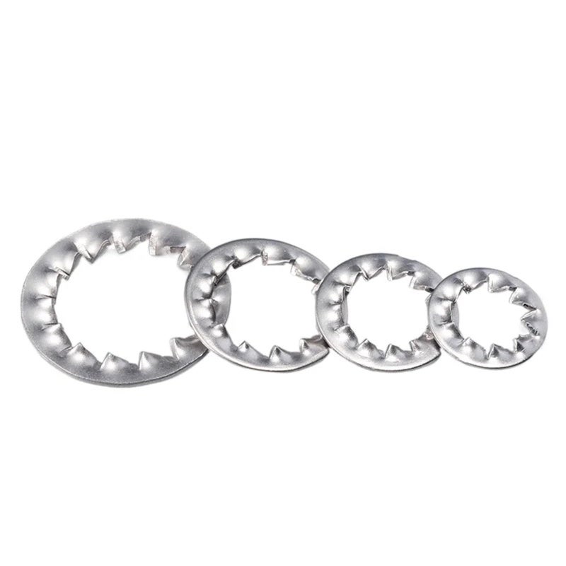 Stainless Steel Internal Toothed Lock Washer Shakeproof Gasket M5 20PCS - Image 2