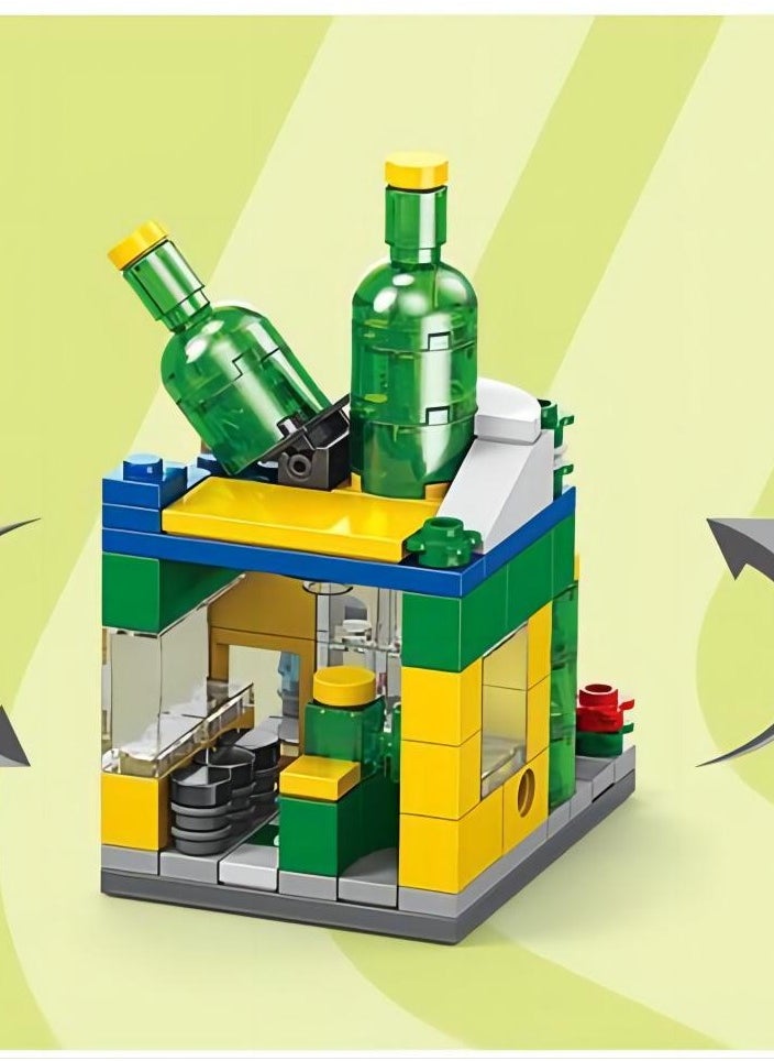 108-Piece Mini Street Spiret Store Building Block Toy  - Image 3