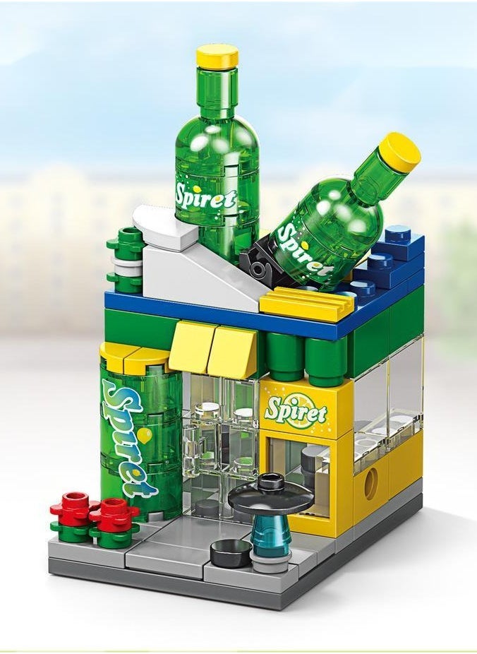 108-Piece Mini Street Spiret Store Building Block Toy  - Image 1