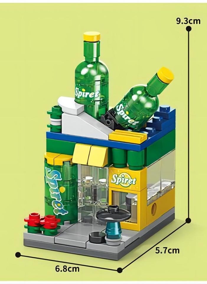 108-Piece Mini Street Spiret Store Building Block Toy  - Image 2