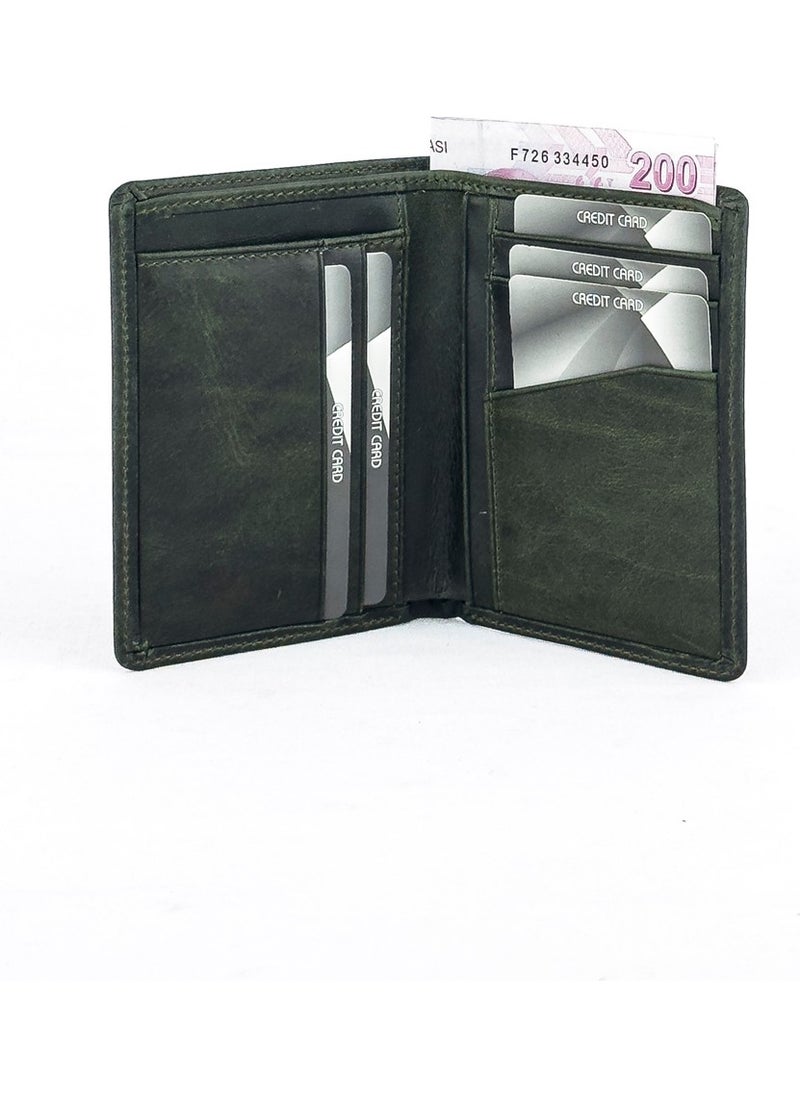 Louisiana Polo Leather Men's Wallet Grazy Green 1755  - Image 3