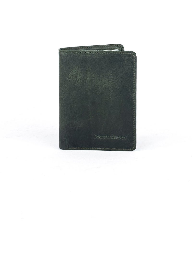 Louisiana Polo Leather Men's Wallet Grazy Green 1755  - Image 1