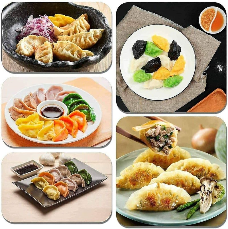 SHOPECOM Stainless Steel Double Head Maker Dough Press Mould Wrapper Cutter for Kitchen Making Tools Momos Maker Dough Press Kitchen Accessories Momos MakerPack of 1 - Image 3