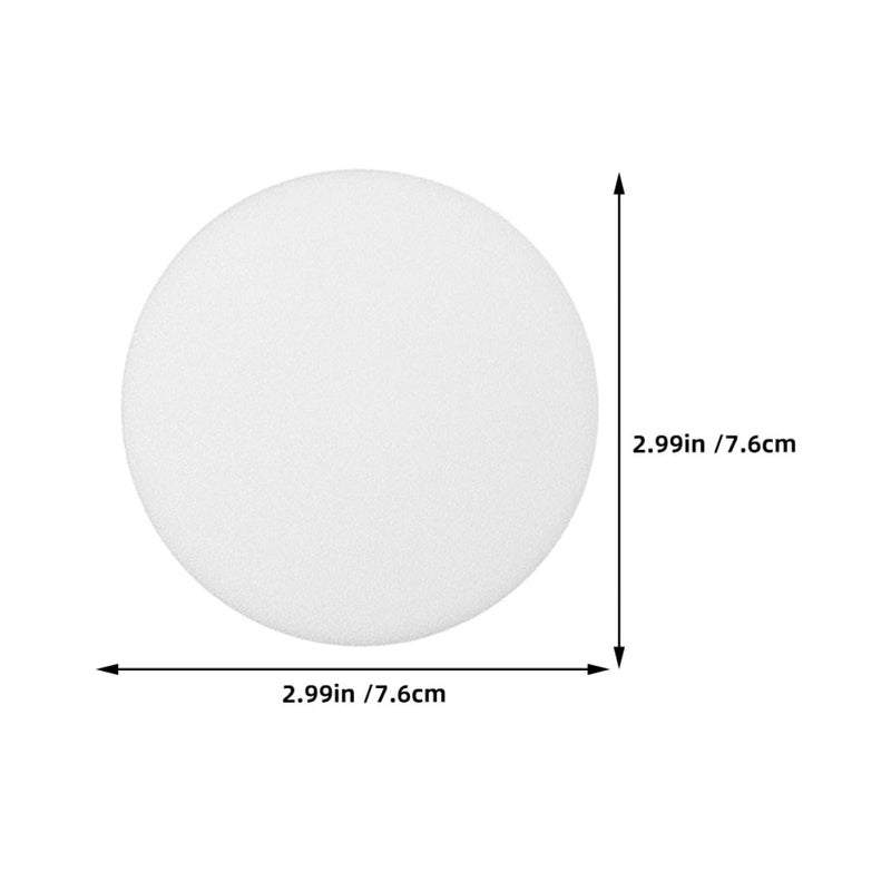 76mm Round Plastic Anti Glare Lampshade Diffuser 6pcs Downlight Cover Replacement - Image 3