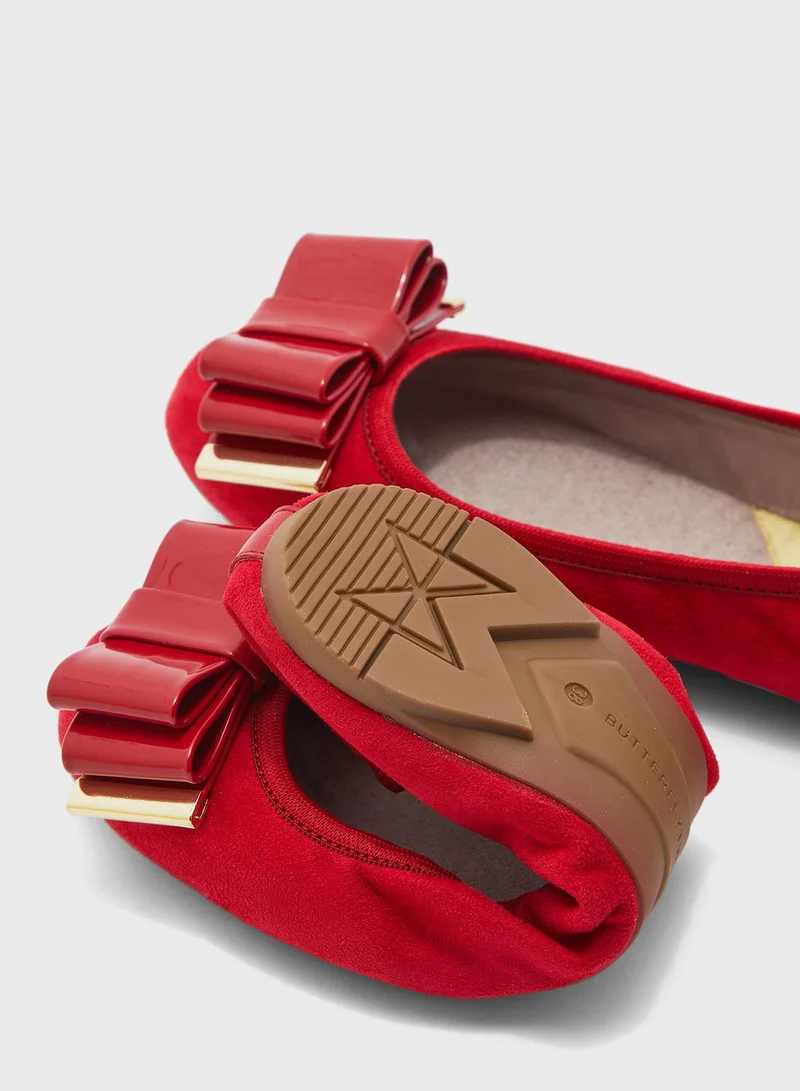 BUTTERFLYTWISTS Milie Round Toe Ballerina
