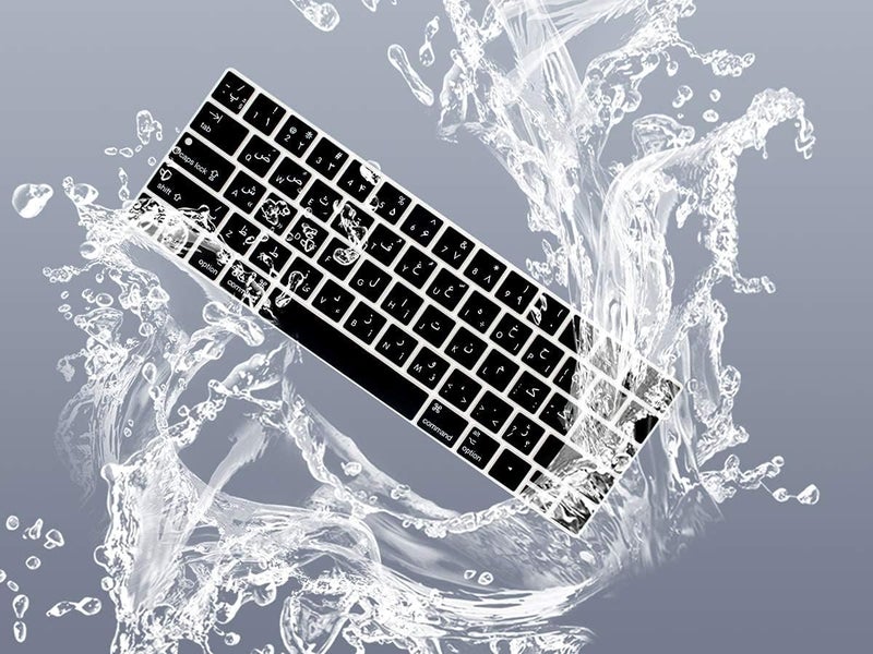 WYGCH Persian Language Waterproof Keyboard Cover for MacBook Pro 13 15 inch 2019 2018 2017 and 2016 with Touch Bar and Touch ID Model: A2159 A1989 A1706/A1990 A1707, USA Version - Image 5