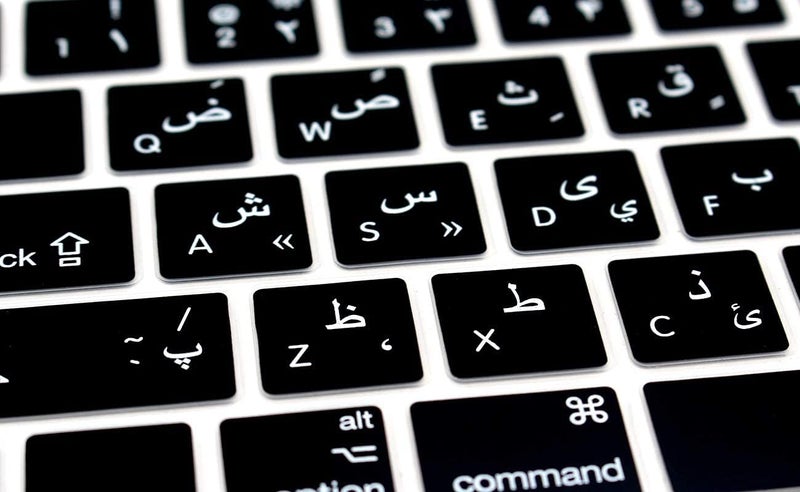 WYGCH Persian Language Waterproof Keyboard Cover for MacBook Pro 13 15 inch 2019 2018 2017 and 2016 with Touch Bar and Touch ID Model: A2159 A1989 A1706/A1990 A1707, USA Version - Image 4
