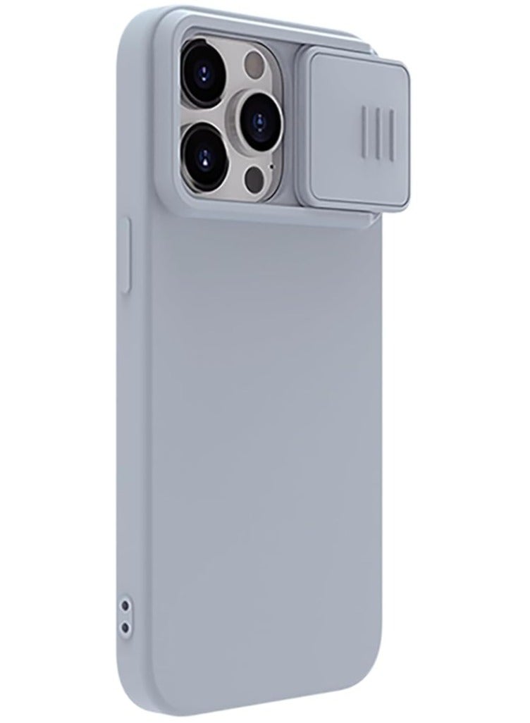 Nillkin CamShield Silky silicon case for Apple iPhone 15 Pro 6.1 (2023)-Star Grey - Image 2