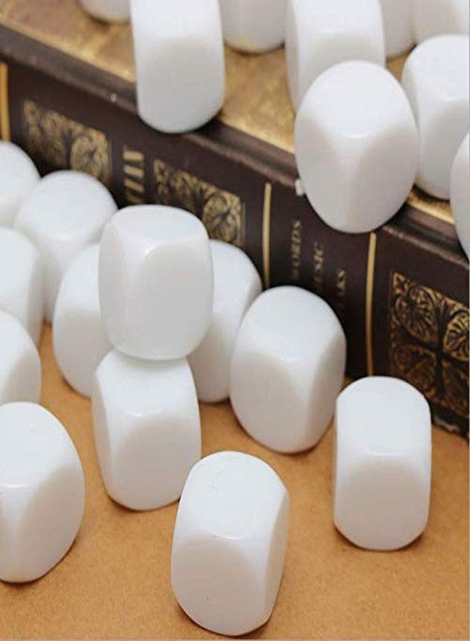 HLLMX 40PCS Blank Dice Perfect for Games with DIY Stickers for Instructional Game Counting or Entertainment - Image 5