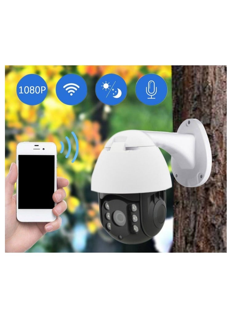 Generic - Smart surveillance camera with excellent clarity, supports mobile connection, equipped with Wi-Fi and various alarm systems, supports cloud storage and memory card - Image 1