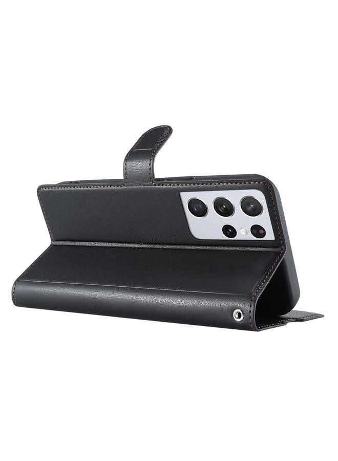 إيروريكس جراب لهاتف Samsung Galaxy S21 Ultra 5G Voltage جراب هاتف جلدي رفيع للغاية منقط - Image 4