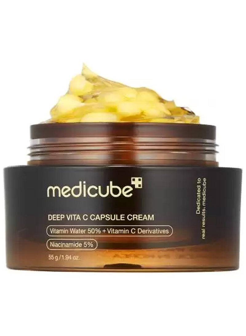 ميديكيوب كريم ديب فيتا كابسول 55 جرام - مضاد للشيخوخة، لون بشرة غير متساوٍ، بهتان