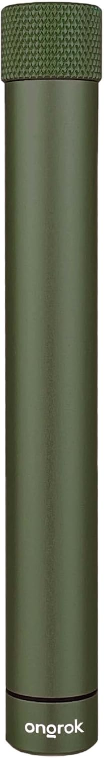 ONGROK ONGROK Premium Storage Tube | Airtight Aircraft Grade Aluminum Metal, Pocket-Sized Opaque Holder (Green)