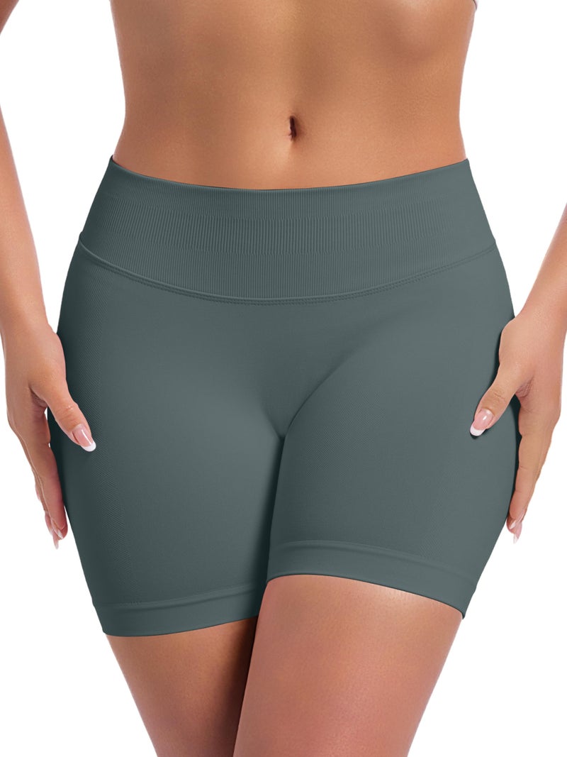 OVESPORT 3 Pack Seamless Women Workout Shorts Scrunch Butt Lifting Gym Booty Biker Shorts - Image 3