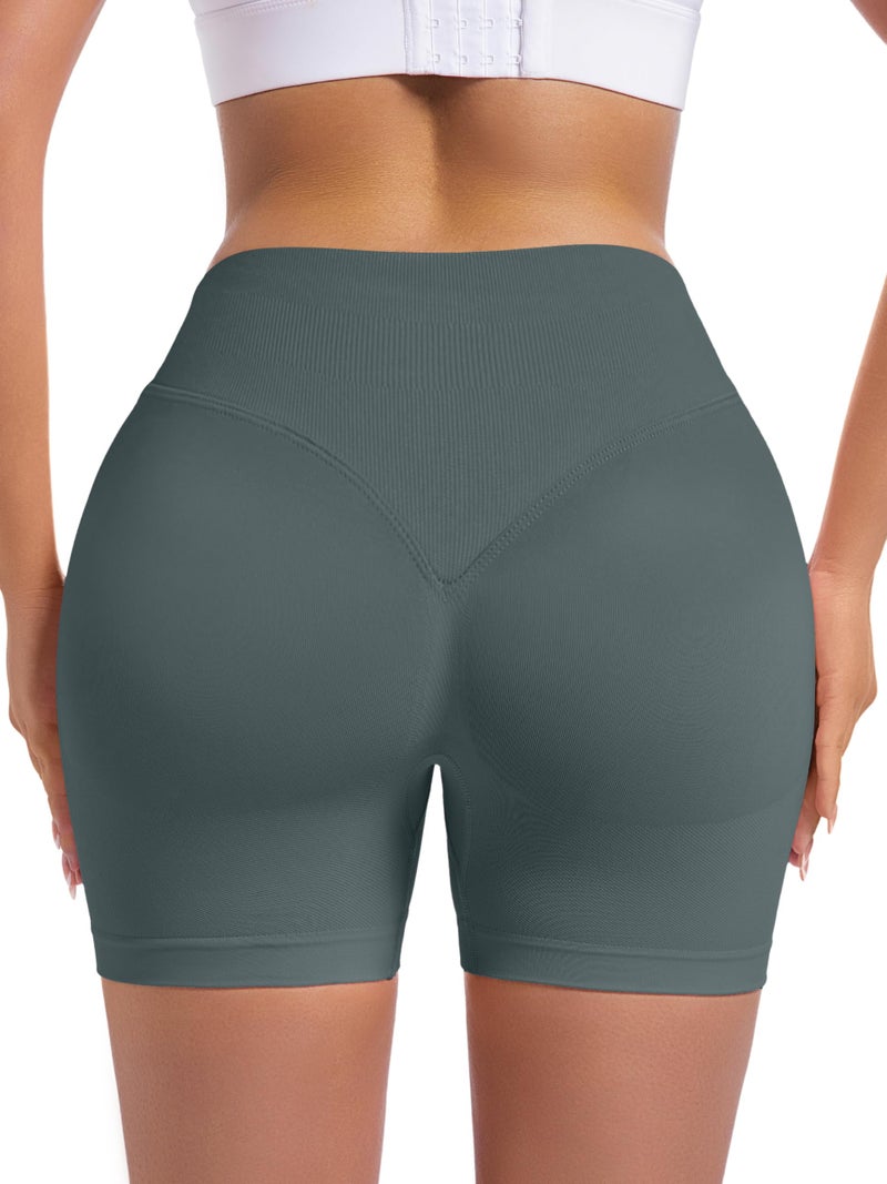 OVESPORT 3 Pack Seamless Women Workout Shorts Scrunch Butt Lifting Gym Booty Biker Shorts - Image 5