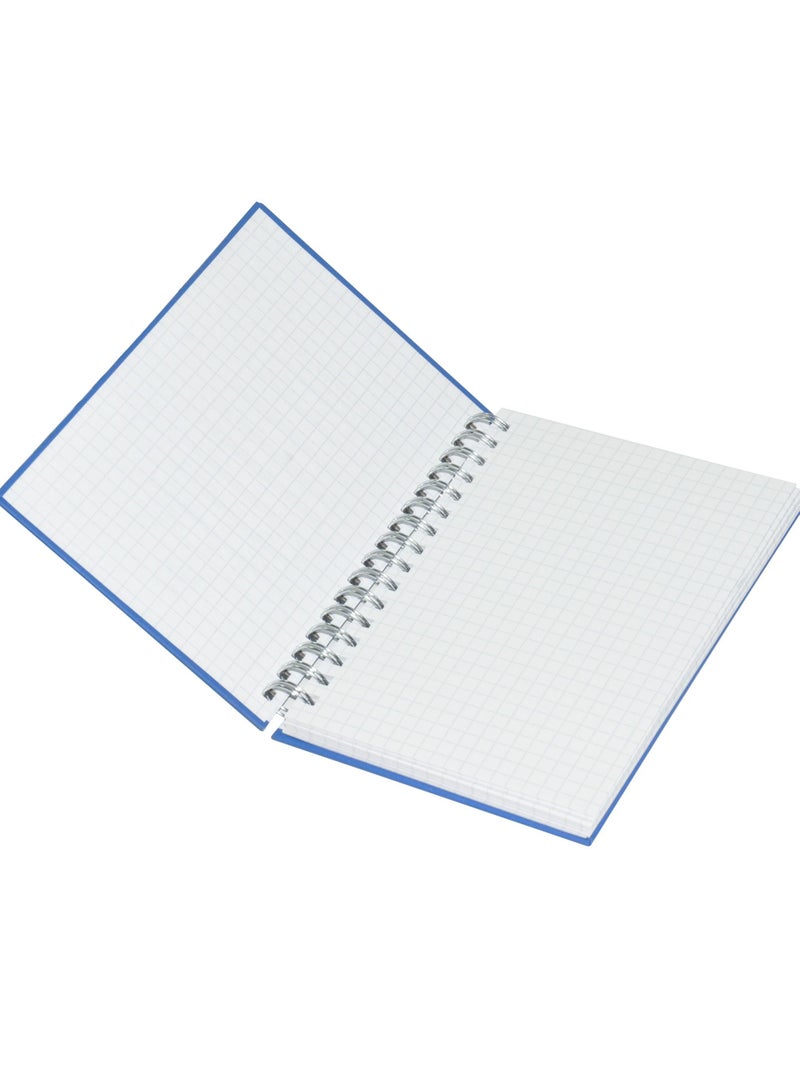 FIS كتاب مخطوطات حلزوني Fis 2 Quire A6، خطوط مربعة 5 مم، 96 ورقة، الحجم: A6 (10X15 سم) - FSMNA62Q5MSB - Image 2