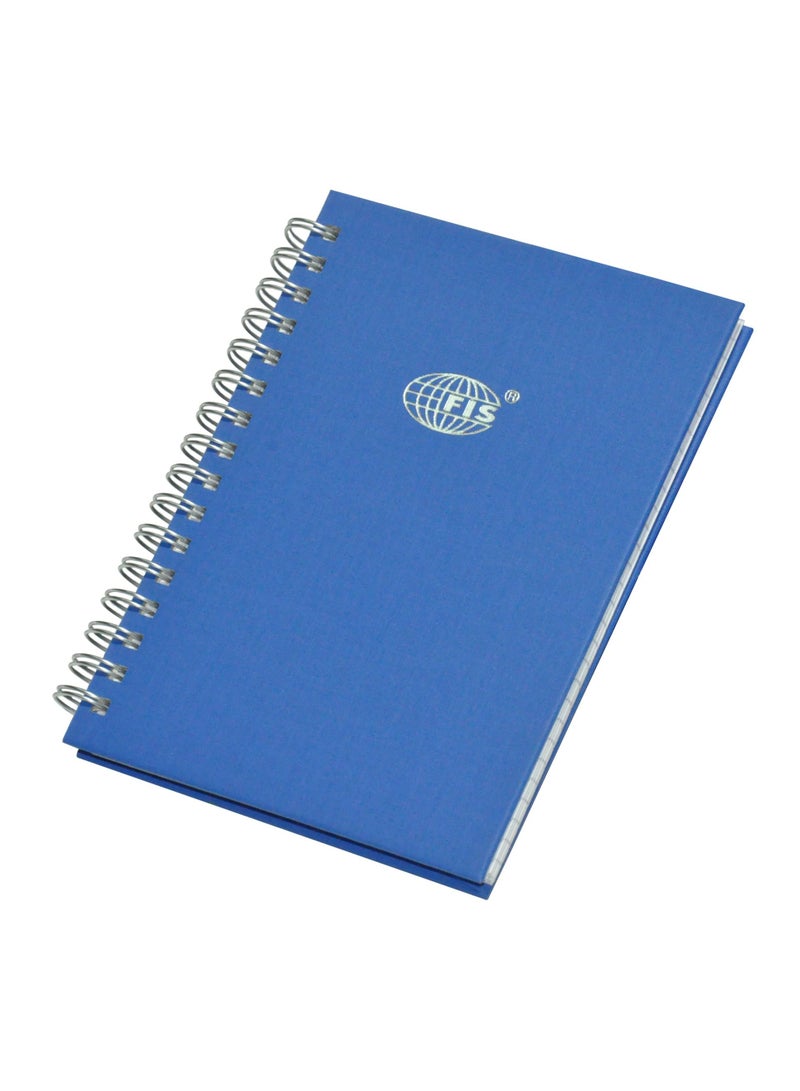 FIS كتاب مخطوطات حلزوني Fis 2 Quire A6، خطوط مربعة 5 مم، 96 ورقة، الحجم: A6 (10X15 سم) - FSMNA62Q5MSB - Image 1