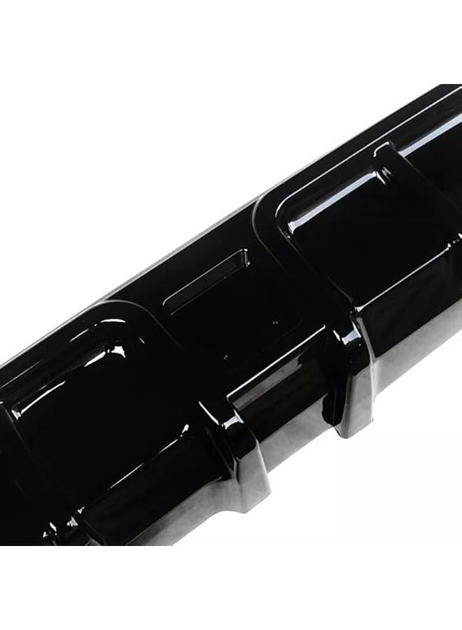 Gloss Black ABS Rear Bumper Diffuser Lip with LED Light for Infiniti Q60 2017 2022 - Image 5