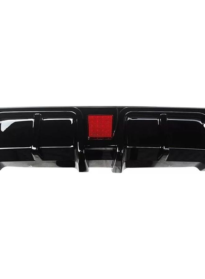 Gloss Black ABS Rear Bumper Diffuser Lip with LED Light for Infiniti Q60 2017 2022 - Image 3
