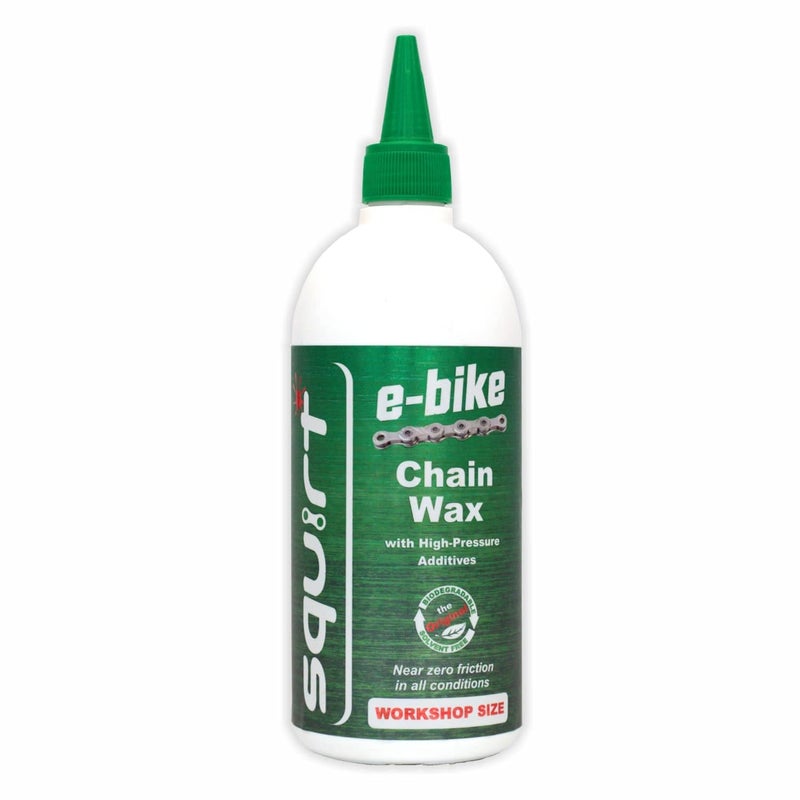Squirt E-Bike Chain Wax 500 ml - High-Pressure Additives for E-Bikes - Ebike Lubricant for Wet & Dry Conditions - Electric Bike Chain Lube Reduces Noise & Friction - Ebike Accessories - Image 1