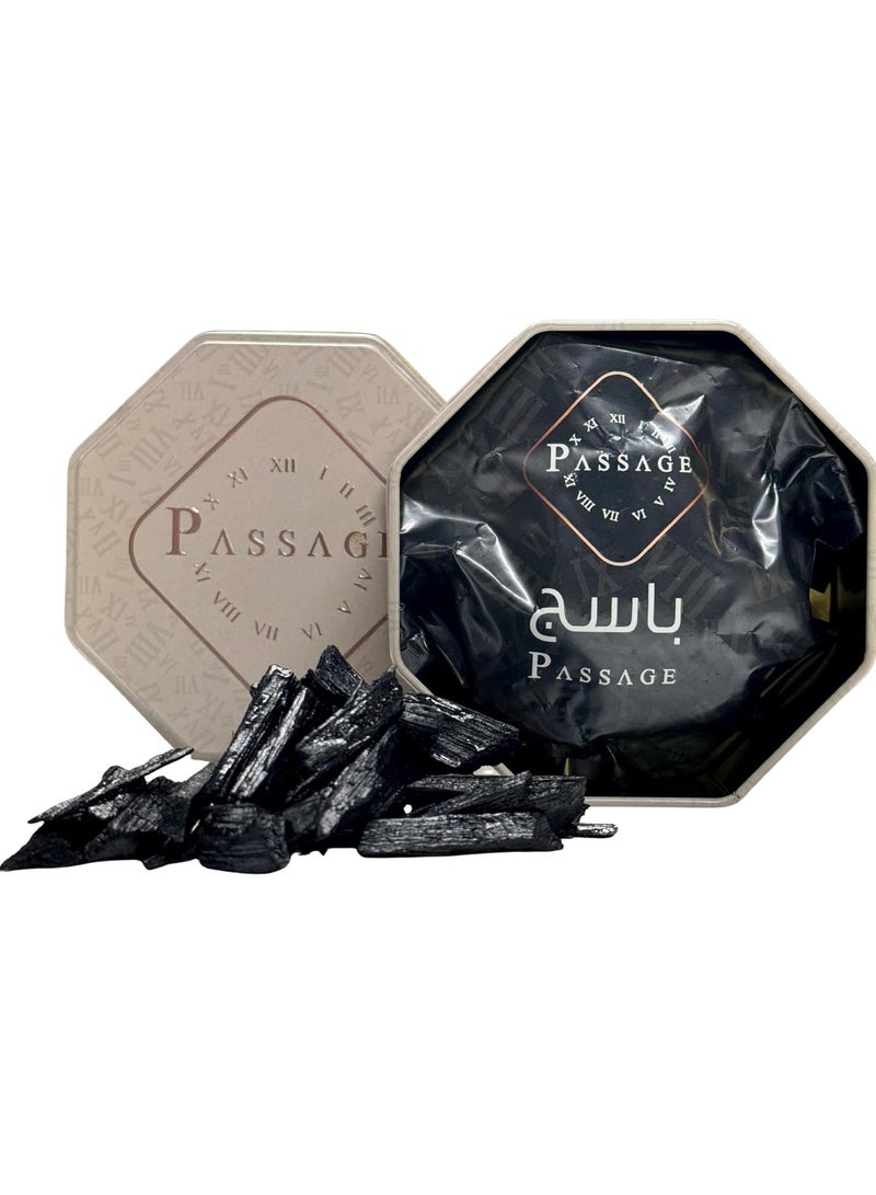 باسيدج رقائق خشب العود المعطرة من باساج زومرد، 36 جرام | خشب العود الفاخر للحرق بمكونات البخور | عطر يدوم طويلاً - Image 1