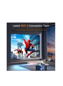 XuanPad [Electric Keystone 6D/4P] XuanPad 2024 Upgraded 5G WiFi Bluetooth Projector, 700 ANSI 4K Supported Outdoor Projector with 100" Screen and Tripod, Max 400” Display for iOS/Android/HDMI/USB/TV Box  - Image 3