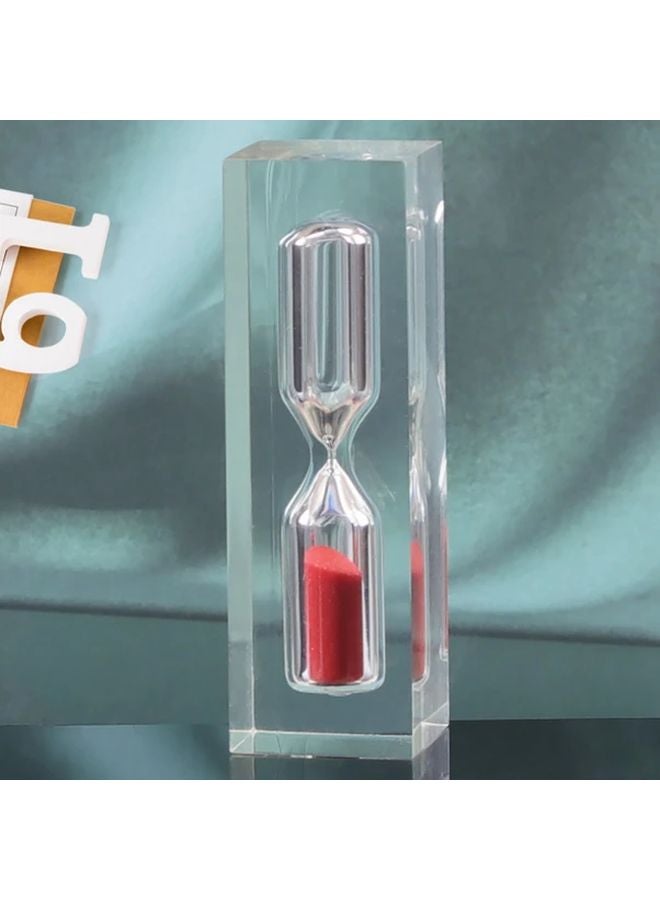 White Sand Timer 3 Minute Plastic Timepiece Home Decor Weatherproof - Image 4