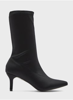 Sock Style Pointed Boots