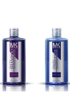 Majestic MK Silver Shampoo and conditioner 500ml  - Image 1