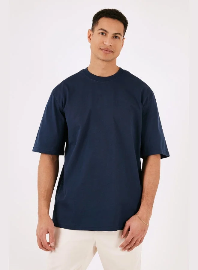 Buratti  Buratti Cotton Oversize Crew Neck Basic T Shirt Men's T SHIRT 5902365  | Best Price UAE