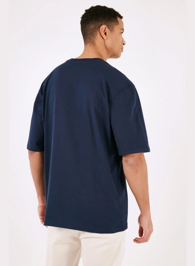 Buratti  Buratti Cotton Oversize Crew Neck Basic T Shirt Men's T SHIRT 5902365  | Best Price UAE