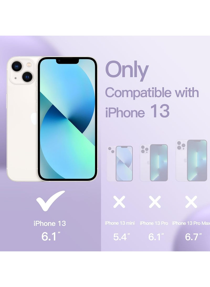 ACLIX Silicone Case Compatible with iPhone 13-14, Slim Liquid Silicone, Layers of Soft Gel Rubber Shockproof, Protective Phone Case Cover with TPU Lining (Light Purple) - Image 2