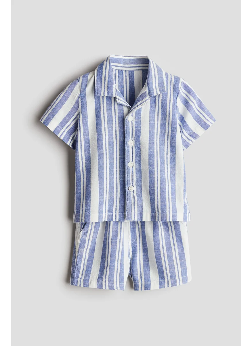 اتش اند ام 2-Piece Printed Cotton Set