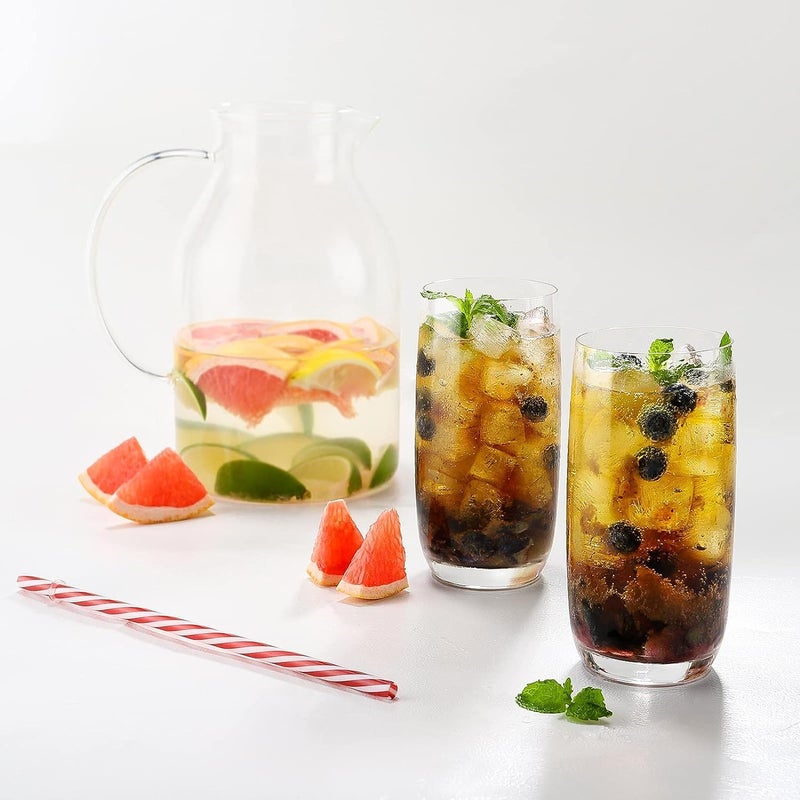 PrimeWorld 300 ml Router Smooth Glass for Water, Cold Drinks, Juice Glass, Cocktails, Milk, Soda, Mojito, Rocks Cognac Lassi Smoothies Spirit Glasses for Home Daily Uses - Image 3