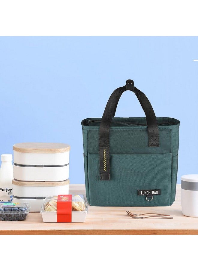 Umai UMAI Insulated Lunch Bag for Kids, Women & Men, Ideal Tote Tiffin Bag for Office/School/Camping/Gym-Lightweight, Durable Handle, Large Capacity, Multifunctional Pockets, Easy to Clean (Green)  - Image 1