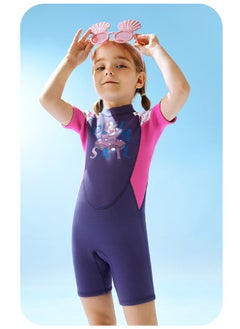 Royee Kids 2.5mm Warm Wetsuit One Piece UV Protection Shorty Suit  - Image 3