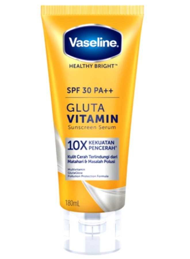 Vaseline Healthy Bright Hand Body Lotion SPF 30 Serum 180 ML - Image 1