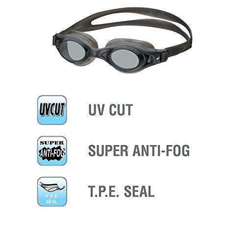 TUSA VIEW Swimming Gear V-300 Imprex Swim Goggles, Black - Image 2