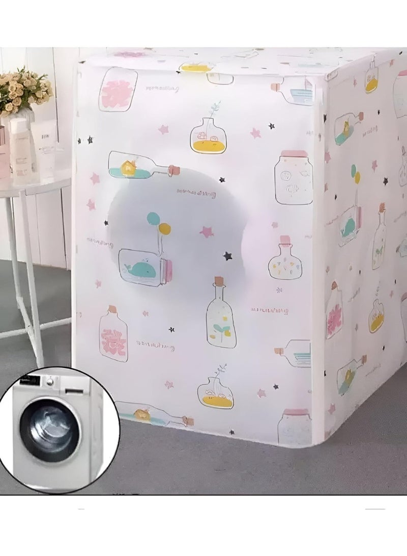Front-loading washing machine cover - waterproof and dustproof, fits most washing machines and dryers, multiple shapes - Image 1