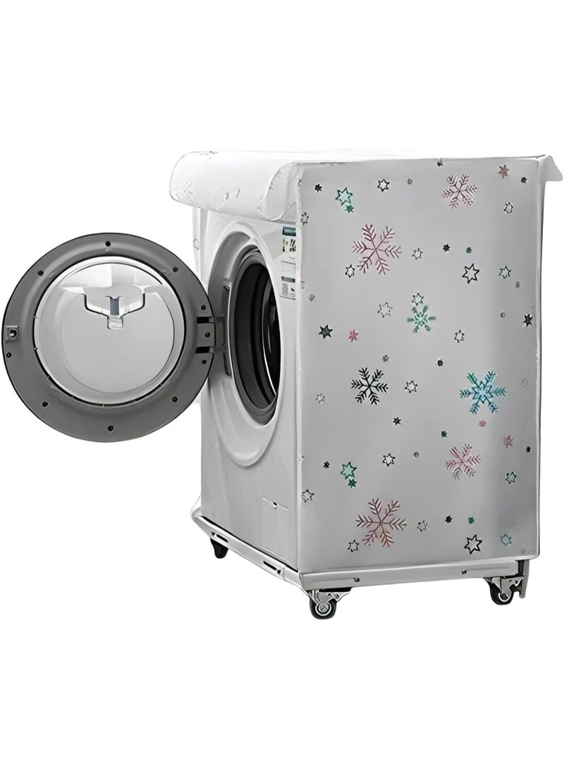 Front-loading washing machine cover - waterproof and dustproof, fits most washing machines and dryers, multiple shapes - Image 4