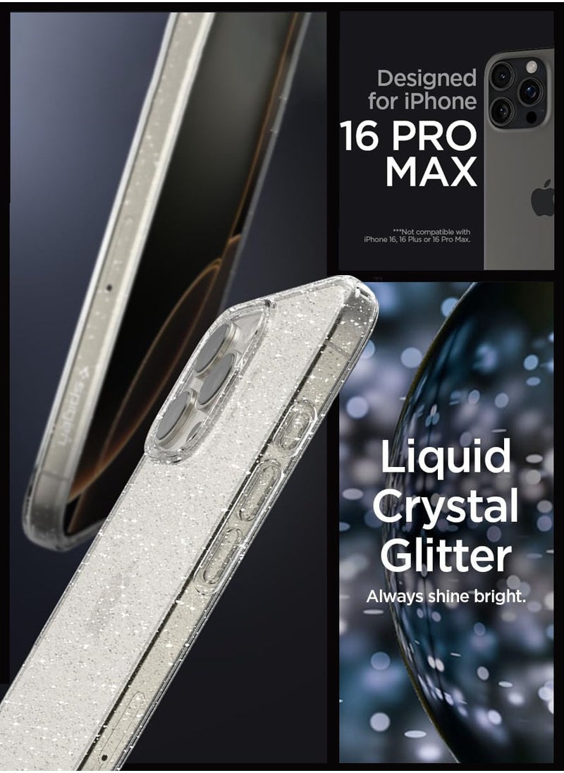 Spigen - غطاء حماية لامع من الكريستال السائل لهاتف iPhone 16 Pro Max (2024) - كريستال كوارتز - Image 1