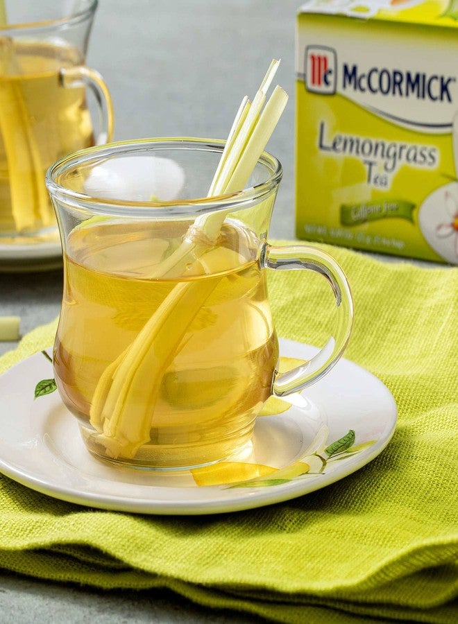 ماكورميك أكياس شاي عشبة الليمون من ماكورميك، 25 كيسًا، خالية من الكافيين، 0.89 أونصة - Image 5