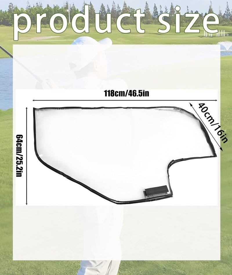 QuickHaven Golf Bag Rain Cover,Golf Accessories for Men,Bag with Rain Cover for Golf Equipment, 118cm x 64cm Water-Resistant Golf Accessory for Rainy Weather and Storage,Suitable for Golf Enthusiasts - Image 2